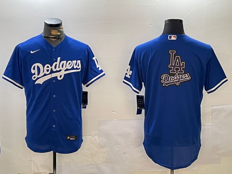 Men Los Angeles Dodgers Blank Blue Elite 2024 Nike MLB Jersey style 12167->los angeles dodgers->MLB Jersey